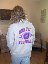 Load image into Gallery viewer, Minnesota Vikings Half Zip Sweatshirt
