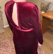 Load image into Gallery viewer, Red Velvet Jumpsuit