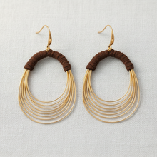 Load image into Gallery viewer, Multi-Layer Circle Geometric Earrings
