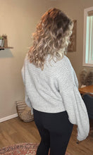 Load image into Gallery viewer, Balloon Sleeve Knit Sweater