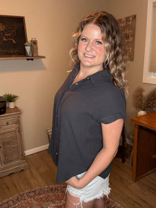 Essential Button Up Cotton Shirt