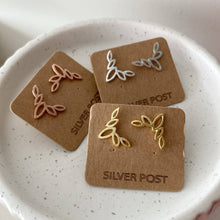 Load image into Gallery viewer, Almond Climber Earrings: Rose gold