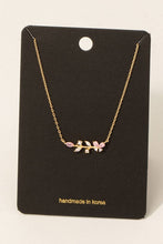 Load image into Gallery viewer, Leaf Branch Bar Pendant Necklace