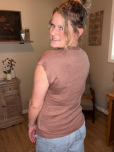 Load image into Gallery viewer, Button V-neck knitted sweater Top