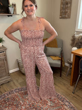 Load image into Gallery viewer, Wide Leg Floral Jumpsuit