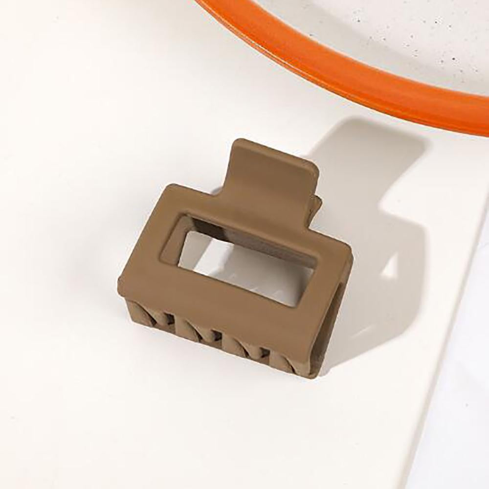 Small Matte Rectangular Claw Clip