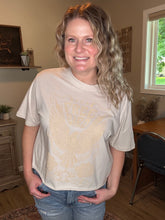 Load image into Gallery viewer, Free Bird Vintage Graphic Faux Crop Tee