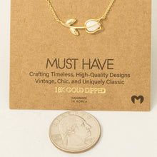Load image into Gallery viewer, Dainty Tulip Pendant Necklace