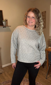 Quilted Sweatshirt