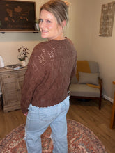 Load image into Gallery viewer, Textured Scallop Edge Cardigan