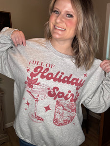 Holiday Spirit Crew Neck Sweatshirt