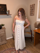 Load image into Gallery viewer, A-line Button Camisole Dress