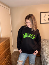 Load image into Gallery viewer, Grinch Crew Neck Sweatshirt