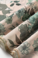 Load image into Gallery viewer, Floral Print Mesh Top
