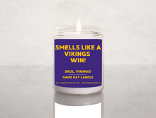 Load image into Gallery viewer, Minnesota Vikings Football Candle