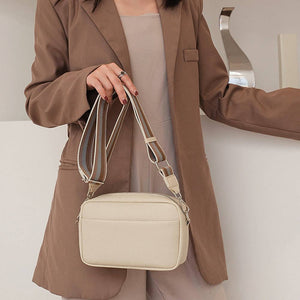 Solid Color Crossbody Bag