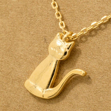 Load image into Gallery viewer, Cat Pendant Necklace