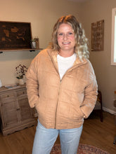 Load image into Gallery viewer, Zip-Up Quilted Jacket