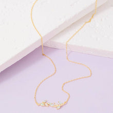 Load image into Gallery viewer, Gold Dipped Leaf Branch Chain Necklace