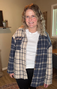 Plaid Button Down Top