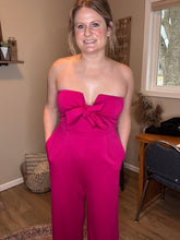 Load image into Gallery viewer, Strapless Wide Leg Jumpsuit
