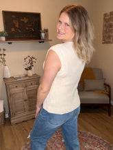 Load image into Gallery viewer, Colorblock Button Front Knit Top