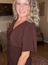 Load image into Gallery viewer, Twist Front Maxi Dress