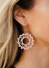 Load image into Gallery viewer, Blush Crochet Hoops