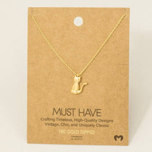 Load image into Gallery viewer, Cat Pendant Necklace