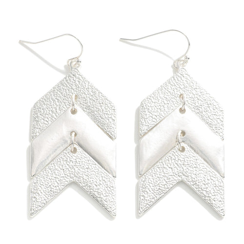 Hammered Waterfall Drop Earrings