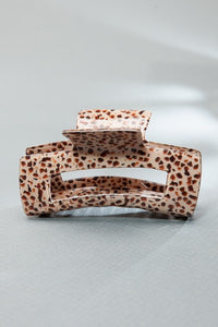 Rectangle Speckled Hair Claw Clip