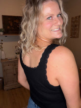 Load image into Gallery viewer, Basic Ruffle Knit Tank