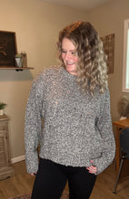 Load image into Gallery viewer, Distressed Sweater Knit Pullover