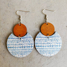 Load image into Gallery viewer, Bohemian Floral Print Earrings