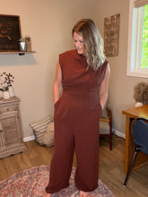 Load image into Gallery viewer, Mock Neck Wide Leg Jumpsuit