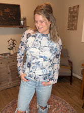Load image into Gallery viewer, Floral Mesh High Neck Long Sleeve Sheath Top