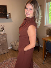 Load image into Gallery viewer, Mock Neck Wide Leg Jumpsuit
