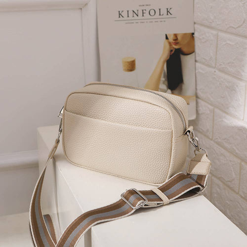 Solid Color Crossbody Bag