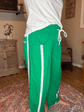 Load image into Gallery viewer, Striped Smocked Waist Drawstring Cropped Pants