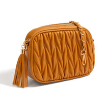 Load image into Gallery viewer, Quilted Leather Crossbody Bag