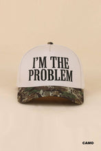 Load image into Gallery viewer, I'm The Problem Two Tone Snapback Hat