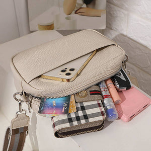 Solid Color Crossbody Bag