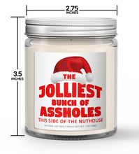 Load image into Gallery viewer, Jolliest Bunch Of Assholes Christmas Soy Candle