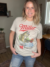 Load image into Gallery viewer, Vintage Retro Miller Fishing Graphic Tee