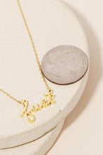 Load image into Gallery viewer, Handwritten Fuck Pendant Necklace