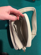 Load image into Gallery viewer, Solid Color Single Shoulder Zipper Bag: Beige