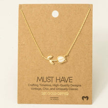 Load image into Gallery viewer, Dainty Tulip Pendant Necklace