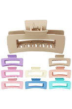 Load image into Gallery viewer, Wide Block Matte Hair Claw Clip