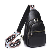Load image into Gallery viewer, Faux Leather Sling Pocket Bag