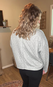 Quilted Sweatshirt